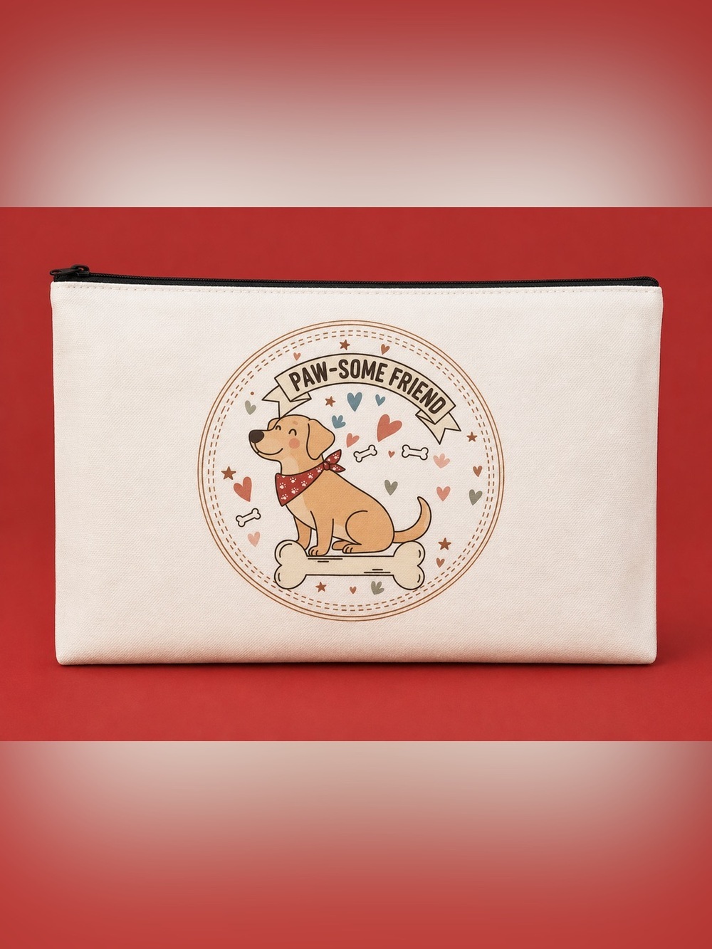 Makeup Bag ~ Paw-Some Friend Dog  - Adorable For Yourself Or Gift 🎁 💫NWT